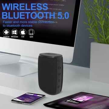 БЕСПРОВОДНОЙ ДИНАМИК BLUETOOTH 5.0 IPX7 ПОРТАТИВНЫЙ ВОДОНЕПРОНИЦАЕМЫЙ HADISALA H3