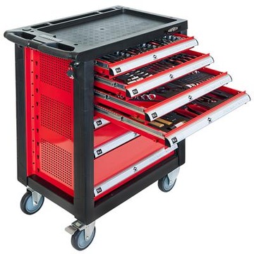 WÓZEK NARZĘDZIOWY AIRPRESS 7 SZUFLAD 217 ELEMENTÓW 79156