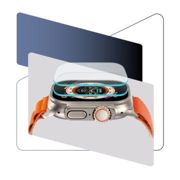 2x закаленное стекло для APPLE WATCH ULTRA 1 / 2 / 3 49MM WITH MOUNTING FRAME
