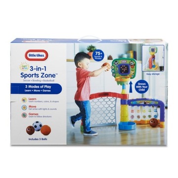 ИНТЕРАКТИВНЫЙ СПОРТИВНЫЙ ЦЕНТР LITTLE TIKES 3В1