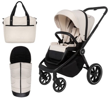 MUUVO QUICK 4.0 REGULOWANA SPACERÓWKA DO 22KG DESERT SAND + DODATKI TORBA!
