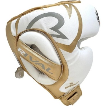 Шлем для спаррингов RIVAL RHG100 (белый/золотой) [Размер L].