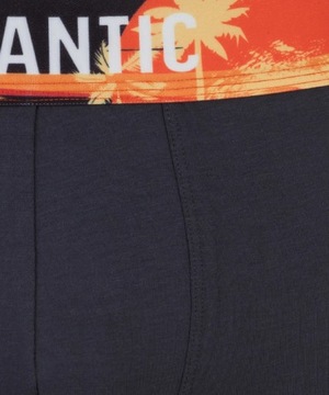 Atlantic Bokserki męskie Czarne 164 3-pak XL