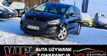 Ford S-Max II Van 1.5 EcoBoost 160KM 2016 Ford S-Max 1.5i 160 kM TITANIUM Navi Skora Asy...