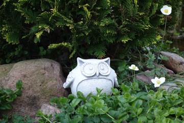 Sowa figura betonowa do ogrodu