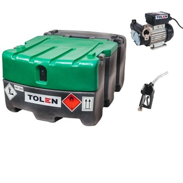 Zbiornik mobilny do paliwa 250L dystrybutor CPN ON Pompa 230V 70l/min