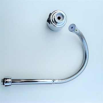 ГИБКИЙ ХРОМИРОВАННЫЙ КУХОННЫЙ ИЗЛИК + ТРУБКА