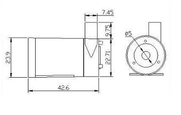 МИНИ-ПОГРУЖНОЙ ЖИДКОСТНЫЙ НАСОС 5В 80л/ч