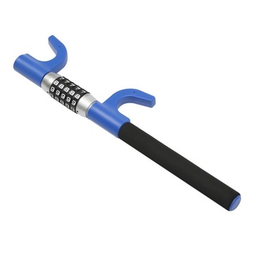 СИНИЙ УНИВЕРСАЛЬНЫЙ ЗАМОК РУЛЕВОГО КОЛЕСА С КОДОМ