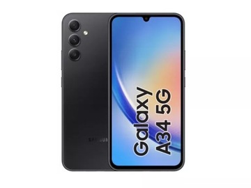SMARTFON SAMSUNG GALAXY A34 6 GB / 128 GB CZARNY OPIS