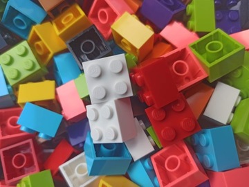 Lego 2x2 3003 mix kolorów 200szt 0,26kg NOWY