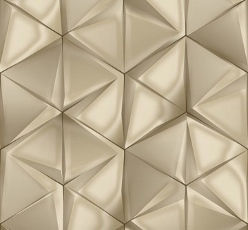 TAPETA NA FLIZELINIE GEOMETRYCZNA EFEKT 3D