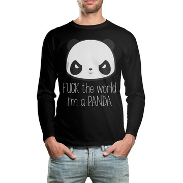 KOSZULKA LONG FUCK THE WORLD I AM PANDA