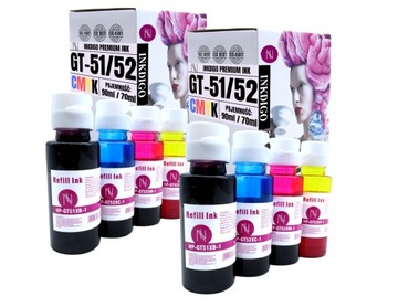 8x TUSZ ZAMIENNY GT51 do HP Smart Tank 581 TUSZ / TUSZ NALEWANY DO HP