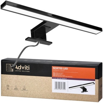 Kinkiet LED Łazienkowy Na Lustro Aluminium 5W 30cm