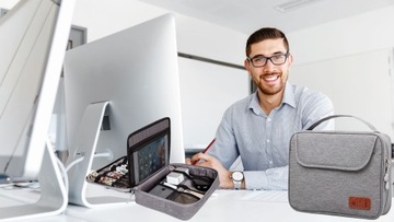 КАБЕЛЬНЫЙ ОРГАНАЙЗЕР СУМКА ДЛЯ КАБЕЛЯ КРЫШКА КОРПУС ЗАРЯДНОГО УСТРОЙСТВА АКСЕССУАРЫ