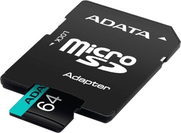 Карта памяти microSD ADATA Premier Pro 64 ГБ UHS1 U3+