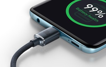 КАБЕЛЬ BASEUS STRONG USB TYPE C БЫСТРАЯ ЗАРЯДКА PD QC 100 Вт 2 м