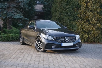 Mercedes Klasa C W205 Coupe Facelifting 1.5 200 184KM 2020 Mercedes-Benz Klasa C Salon PL 4Matic Tempomat Kamera LED Klima 2stre, zdjęcie 2