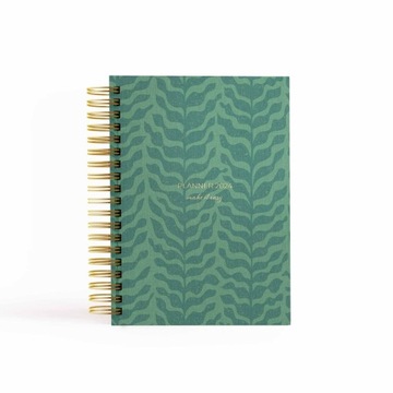Planner 2024 dzienny na spirali, Kalendarz A5 Make It Easy - CRISPY