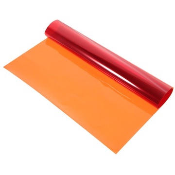 Оранжевый декор окна красочной пленочной камеры