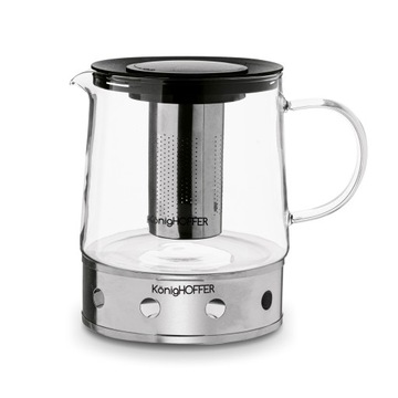 Большой набор КУВШИН С НАГРЕВАТЕЛЕМ 1,5 л Заварочный чайник для травяного чая Andrea