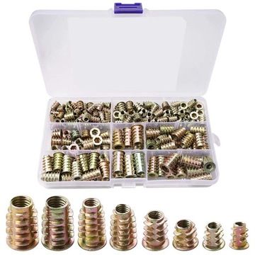Hot-288 Pieces M8 X 16/20/25/30/40/45 Screw Set, T