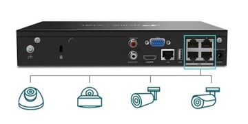 РЕГИСТРАТОР TP-LINK VIGI NVR1004H-4P