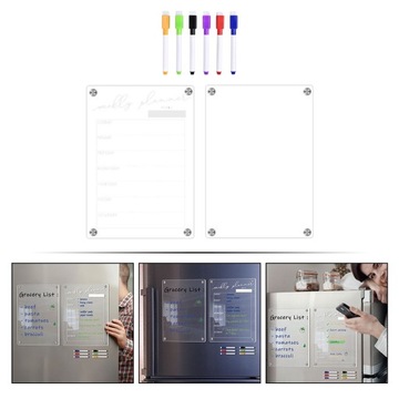 1 комплект прозрачной доски для письма-еженедельника