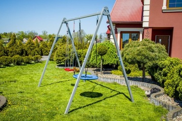 КОМПЛЕКТ САДОВЫХ КАЧЕШЕЙ, ГНЕЗДО АИСТА, ДЕТСКАЯ КАЧАЛКА