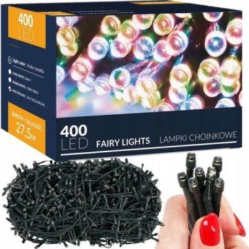 Цветные детские гирлянды 400 LED 27.5m OUTDOOR/INDOOR ON A CHILDREN'S TREE MULTI CHRISTMAS