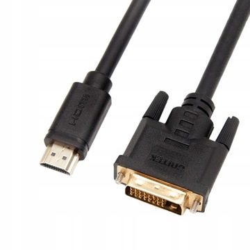 Unitek Adapter dwukierunkowy HDMI do DVI kabel 2m