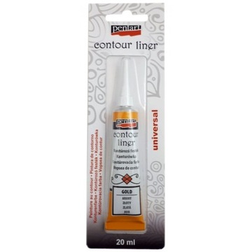 PENTART KONTURÓWKA 20 ml METALICZNY ZŁOTY