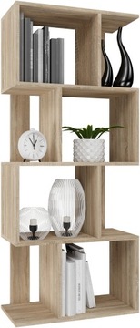 REGAŁ OTWARTY STOJĄCY PÓŁKA FIESTA 4P DĄB SONOMA