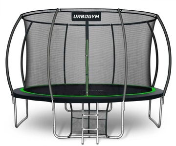 TRAMPOLINA OGRODOWA Z SIATKA WEWNĘTRZNA DO OGRODU DLA DZIECI 12 FT 374CM