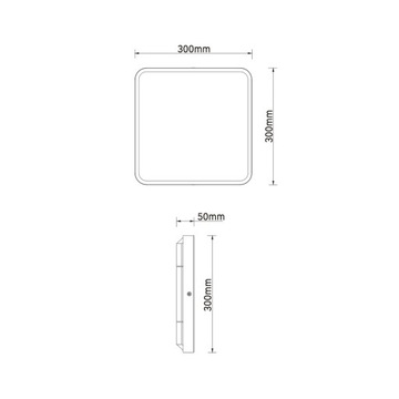 Потолочный светильник Ponoca для наружного освещения 30 см IP44 LED Inspire