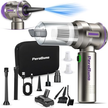 PeroBuno Mini Odkurzacz 2 w 1 do samochodu , do komputera, HL-117 fioletowy