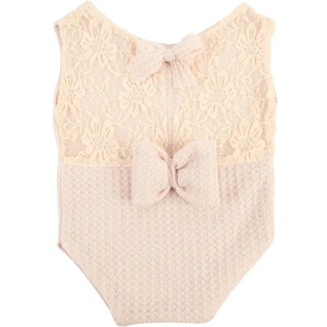 DO FOTOGRAFII NOWORODKÓW DZIEWCZYNKI ROMPER BEZ RĘKAWÓW