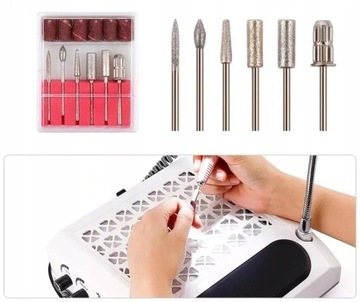 Фрезерный станок для ногтей 4в1 с поглотителем 80 Вт