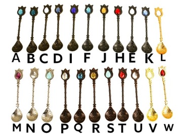 Турецкие ложки, ложка для сахара ЦВЕТА