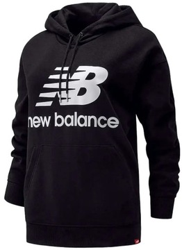 Bluza damska NEW BALANCE czarna z kapturem oversize S