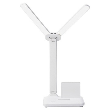 Desk Lamp Double Head LED Table Light with Pen