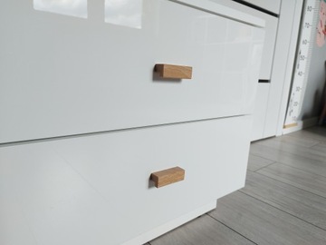 Ручка мебельная деревянная, дуб ELKA, длина 64мм, размер 32мм, ПОЛЬСКИЙ ПРОДУКТ