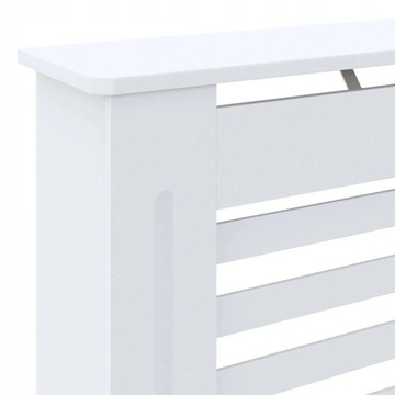 Osłona na kaloryfer, MDF, biała, 78 cm