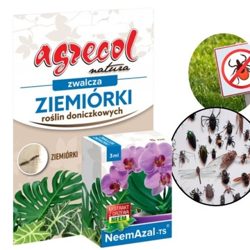 AGRECOL środek OWADOBÓJCZY na ziemiórki mączliki NeemAzal T/S 3 ml