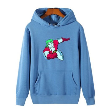 Captain Planet Cartoon 90s Top anime Unisex graphic Hoodie