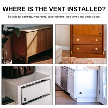 20 потолочных вентиляционных отверстий для шкафа-купе