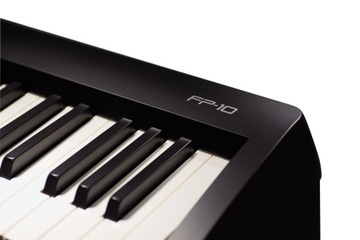 Roland FP-10 BK + Pedał + Drewniane Statyw i Ława
