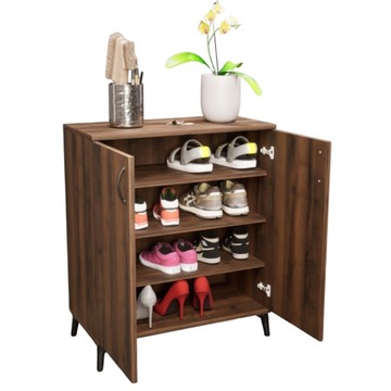 SZAFKA NA BUTY DUŻA SCHOWEK PRAKTYCZNA POJEMNA Dąb Orzech 72x85x35cm STYL