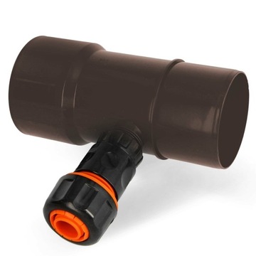 УЛОВИТЕЛЬ ДОЖДЕВОЙ ВОДЫ 90 ММ СБОРНИК ДОЖДЕВОЙ ВОДЫ ЖЕЛОБ ВОССТАНОВЛЕНИЯ КОРИЧНЕВЫЙ